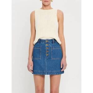 NEW KIVARI cameron mini skirt in indigo